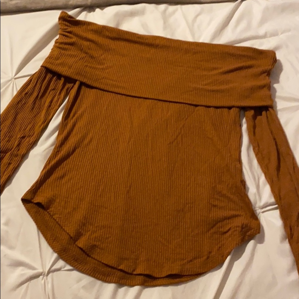 Off the shoulder sweater